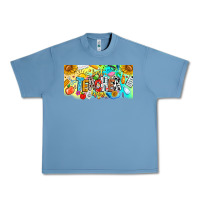 Pebble Blue Best Teacher Ever Urban Heavy Tee - CowhideDigitalArt