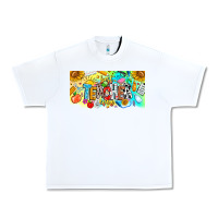 White Best Teacher Ever Urban Heavy Tee - CowhideDigitalArt
