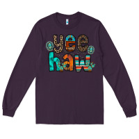 Plum yee haw Long Sleeve Tee - RacoonDesign