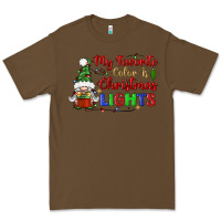 Cacao my favorite color is christmas lights Premium Tee - BundleAndBundleShop