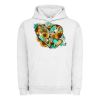 Pigment Lunar Rock Leopard Sunflower Cowhide Glitter Heart Urban Hoodie - RanaPortraitStore