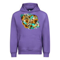 Tulip Leopard Sunflower Cowhide Glitter Heart Urban Hoodie - RanaPortraitStore