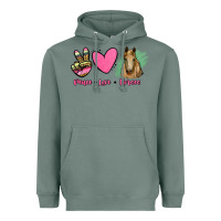 Sage peace love horses Heavyweight Hoodie - RanaPortraitStore