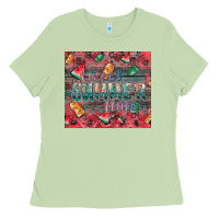 Matcha summer vibes Ladies Tee - CowhideDigitalArt