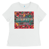 White summer vibes Ladies Tee - CowhideDigitalArt