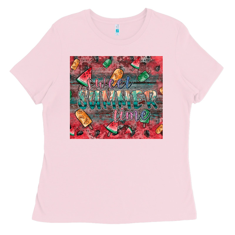 Summer Vibes Ladies Tee by CowhideDigitalArt | Teevron