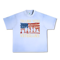 Grape Ice Thank You Veterans American Flag Patriotic Urban Heavy Tee - baoMotion