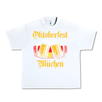 White Oktoberfest Munich Urban Heavy Tee - baoMotion