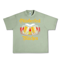 Oil Green Oktoberfest Munich Urban Heavy Tee - baoMotion