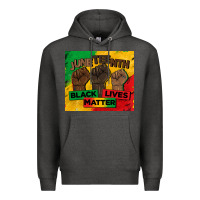 Charcoal Heather juneteenth black lives matter tumbler Premium Hoodie - BarkalooDesign