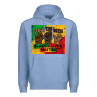 Colony Blue juneteenth black lives matter tumbler Premium Hoodie - BarkalooDesign