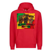 Red juneteenth black lives matter tumbler Premium Hoodie - BarkalooDesign