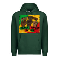 Sports Green juneteenth black lives matter tumbler Premium Hoodie - BarkalooDesign