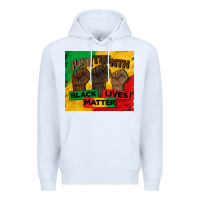 White juneteenth black lives matter tumbler Premium Hoodie - BarkalooDesign
