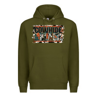 Army Green Cowhide is the New Black Premium Hoodie - Jasminsmagicworld