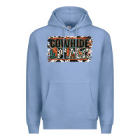 Colony Blue Cowhide is the New Black Premium Hoodie - Jasminsmagicworld