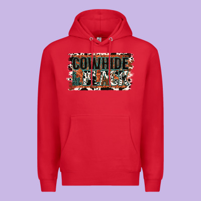 Cowhide Is The New Black Premium Hoodie Designed By Jasminsmagicworld