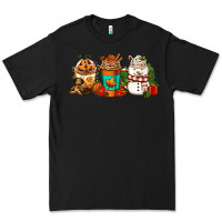 Black Halloween thanksgiving christmas coffee cups Premium Tee - FaDigitalArtStudio