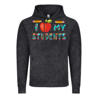 Vintage Black i love my students with pen and Vintage Hoodie - Artiststas