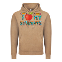 Vintage Coffee i love my students with pen and Vintage Hoodie - Artiststas
