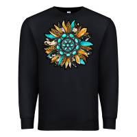 Black gemstone sunflower Premium Sweatshirt - RanaPortraitStore