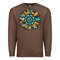 Chestnut gemstone sunflower Premium Sweatshirt - RanaPortraitStore