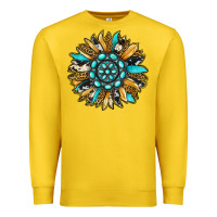 Lemon gemstone sunflower Premium Sweatshirt - RanaPortraitStore