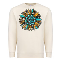 Sandshell gemstone sunflower Premium Sweatshirt - RanaPortraitStore