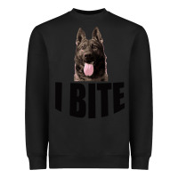 Black I Bite Heavyweight Sweatshirt - Bettercallsaul