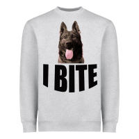Heather Grey I Bite Heavyweight Sweatshirt - Bettercallsaul