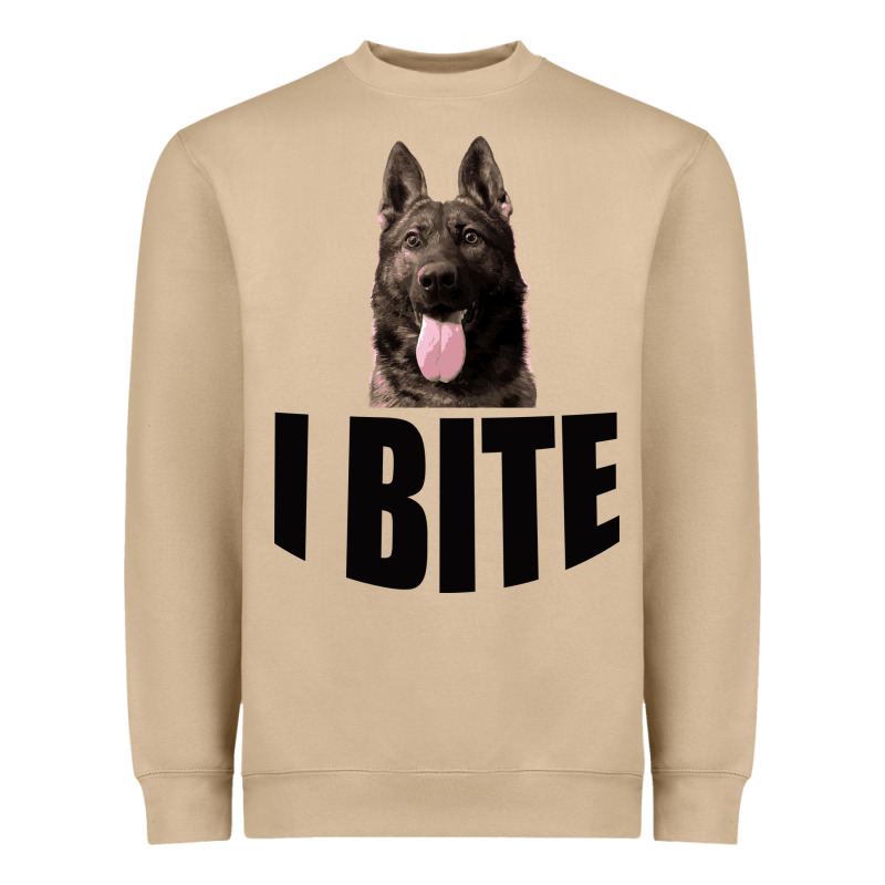 I Bite Heavyweight Sweatshirt by Bettercallsaul | Teevron