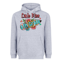 Heather Grey little miss sixth grade Heavyweight Hoodie - RanaPortraitStore