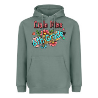 Sage little miss sixth grade Heavyweight Hoodie - RanaPortraitStore