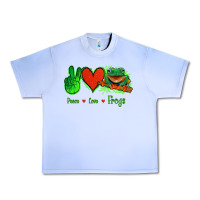 Grape Ice Peace Love Frogs Urban Heavy Tee - Jasminsmagicworld