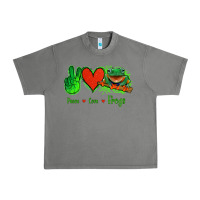 Tornado Peace Love Frogs Urban Heavy Tee - Jasminsmagicworld