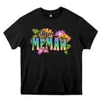 Black Blessed memaw Mother's Day Heavy Core Tee - FaDigitalArtStudio