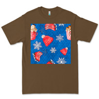 Cacao winter  snowflakes hot cocoa ice skating shoes Premium Tee - FaDigitalArtStudio