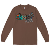 Chestnut in christ alone Long Sleeve Tee - RacoonDesign