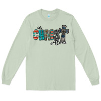 Matcha in christ alone Long Sleeve Tee - RacoonDesign