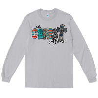 Moon Dust in christ alone Long Sleeve Tee - RacoonDesign