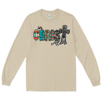 Mushroom in christ alone Long Sleeve Tee - RacoonDesign