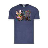 Vintage Denim happy easter y all Vintage Tee - CowhideDigitalArt