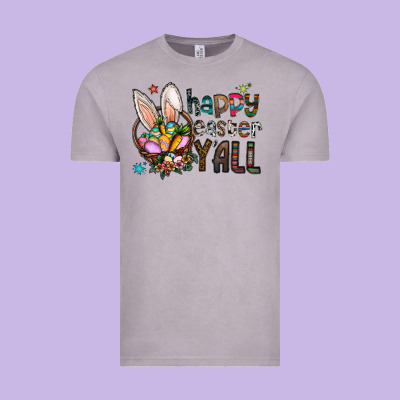 Happy Easter Y All Vintage Tee Designed By Cowhidedigitalart