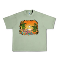 Oil Green beach vibes Urban Heavy Tee - CowhideDigitalArt