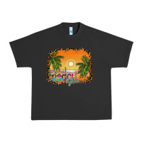 Pigment Black beach vibes Urban Heavy Tee - CowhideDigitalArt