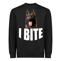 Black I Bite Heavyweight Sweatshirt - Bettercallsaul