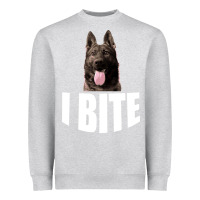 Heather Grey I Bite Heavyweight Sweatshirt - Bettercallsaul