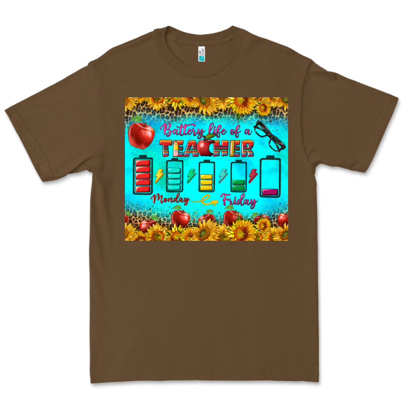 Battery Life Of A Teacher Tumbler Premium Tee by BundleAndBundleShop | Teevron