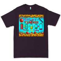 Plum Battery Life Of A Teacher Tumbler Premium Tee - BundleAndBundleShop