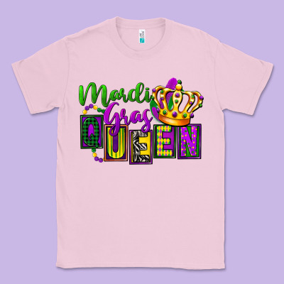 Mardi Gras Queen Classic Tee Designed By Fadigitalartstudio